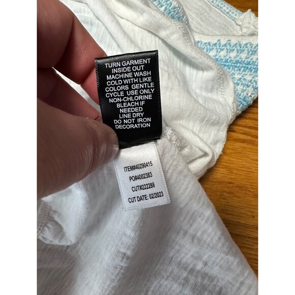 Torrid Cotton Modal Slub Square Neck Smocked Babydoll Tank Size 4X - Picture 6 of 10